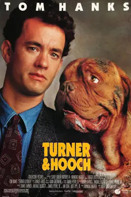 Turner and Hooch (1989) original movie poster for sale at Original Film Art - Vintage Movie Posters