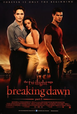 Twilight Saga - Breaking Dawn - Part 1 (2011) original movie poster for sale at Original Film Art - Vintage Movie Posters
