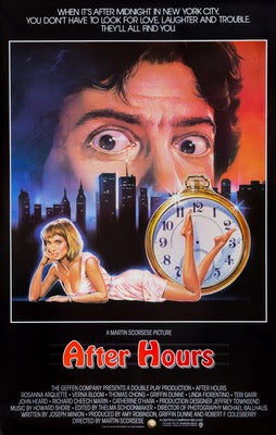 After Hours (1985) original movie poster for sale at Original Film Art - Vintage Movie Posters