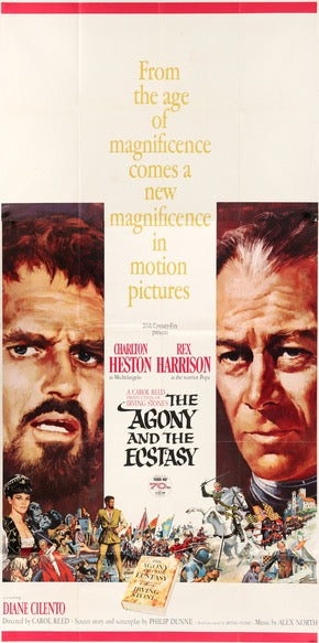 Agony and the Ecstasy (1965) original movie poster for sale at Original Film Art - Vintage Movie Posters