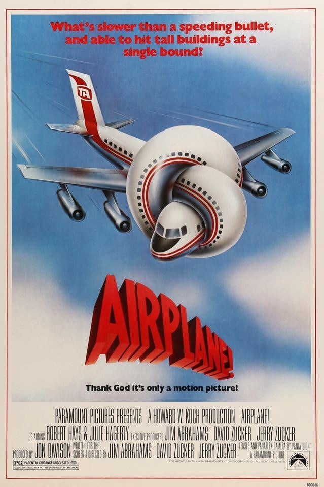 Airplane! (1980) original movie poster for sale at Original Film Art - Vintage Movie Posters