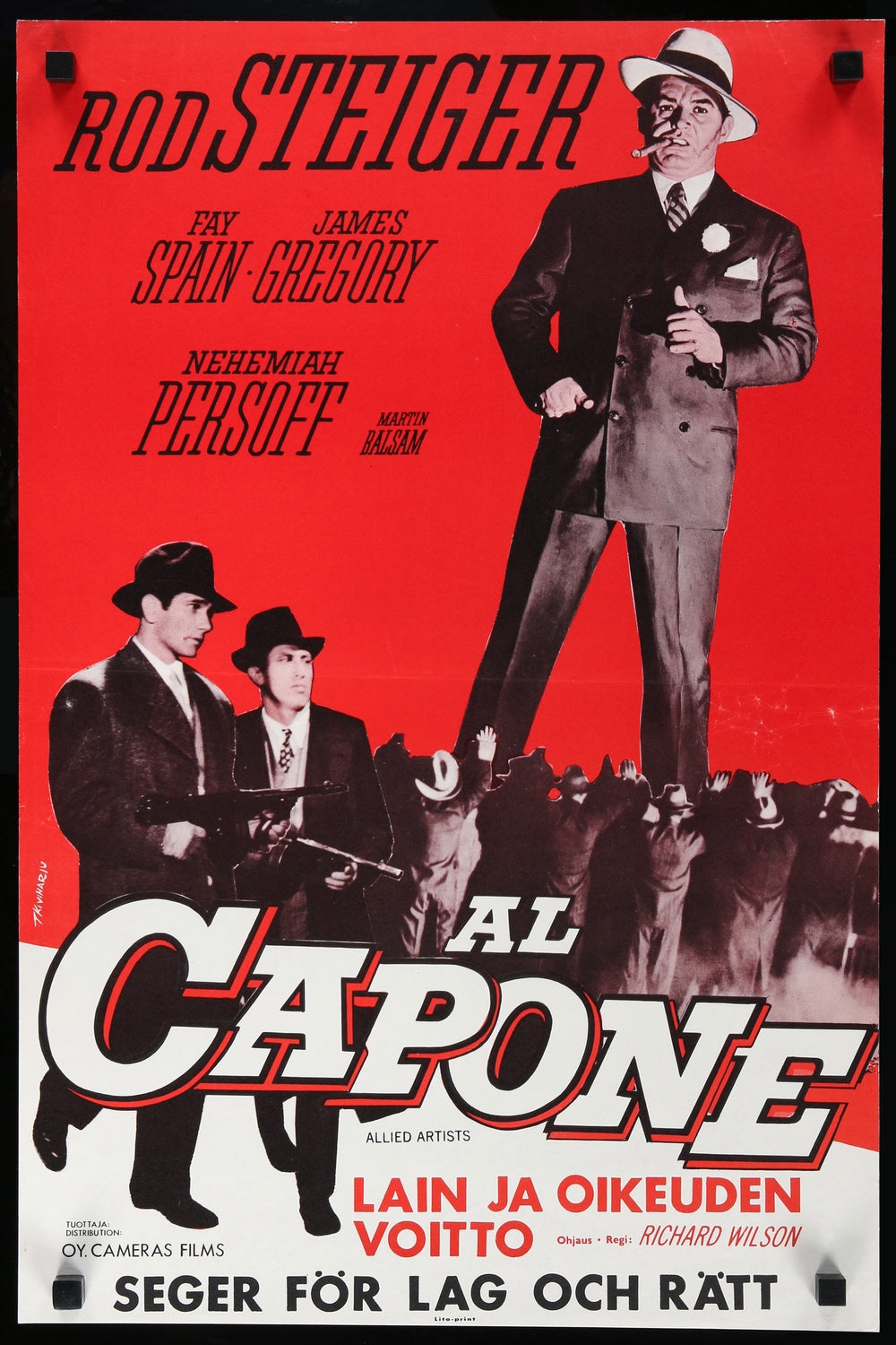 Al Capone (1959) original movie poster for sale at Original Film Art - Vintage Movie Posters