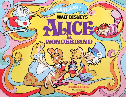 Alice in Wonderland (1951) original movie poster for sale at Original Film Art - Vintage Movie Posters