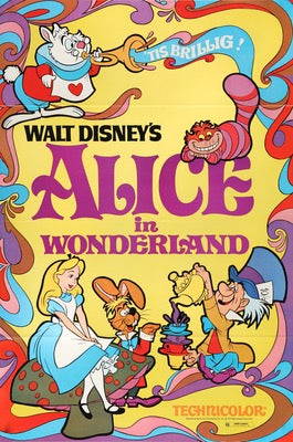 Alice in Wonderland (1951) original movie poster for sale at Original Film Art - Vintage Movie Posters