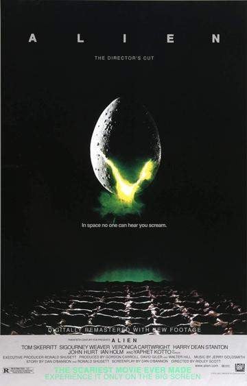 Alien (1979) original movie poster for sale at Original Film Art - Vintage Movie Posters