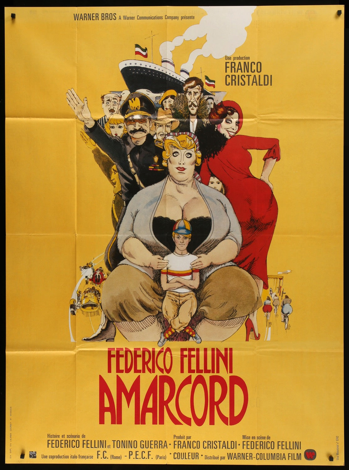 Amarcord (1973) original movie poster for sale at Original Film Art - Vintage Movie Posters