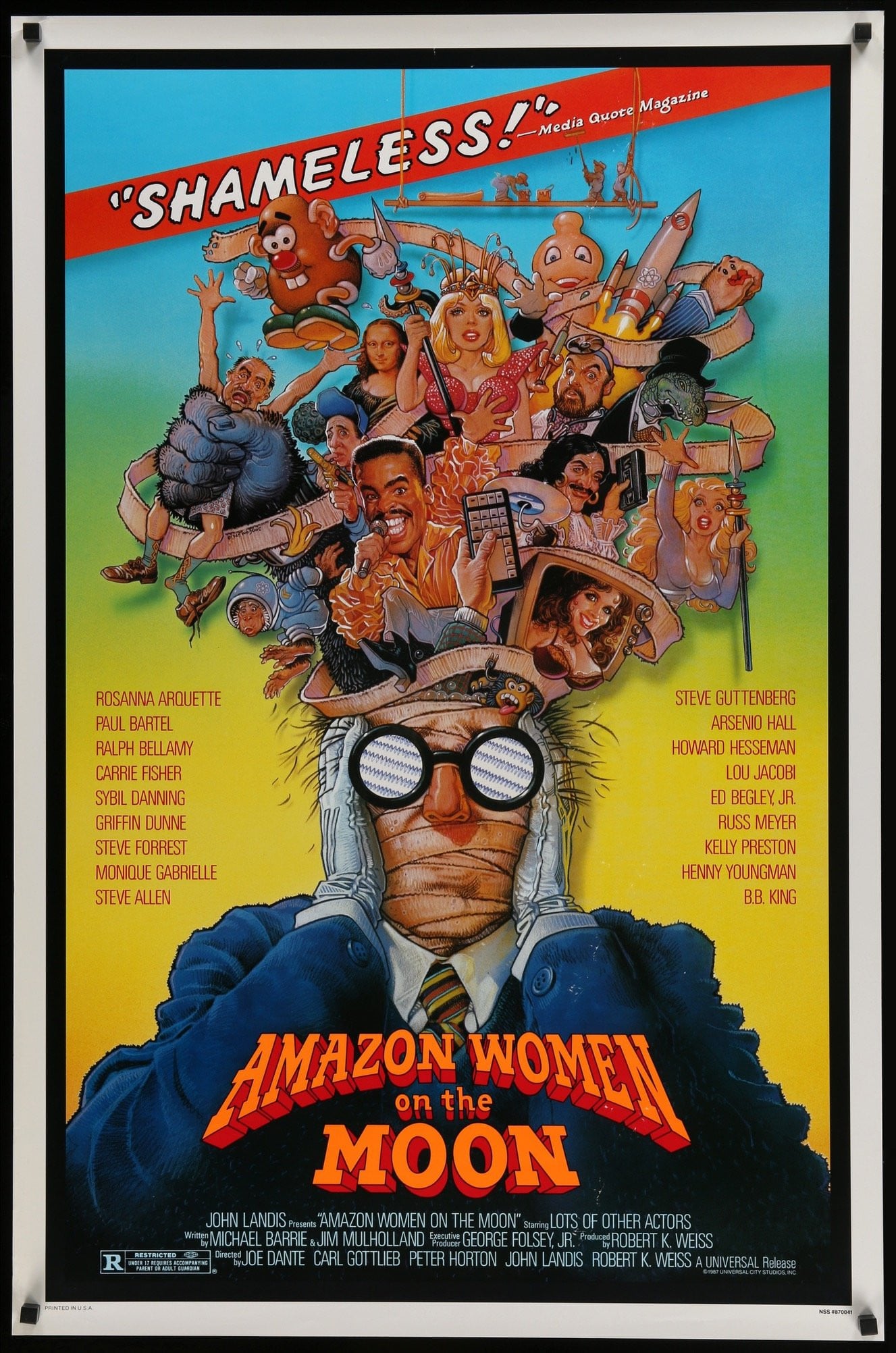 Amazon Women on the Moon (1987) original movie poster for sale at Original Film Art - Vintage Movie Posters