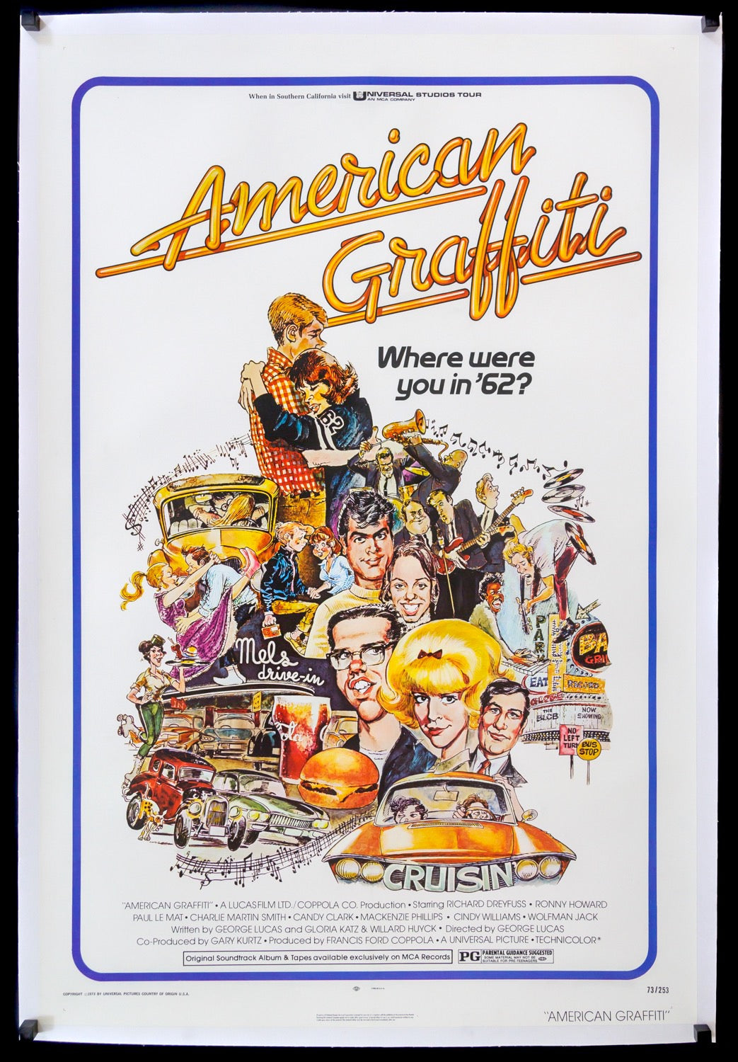 American Graffiti (1973) original movie poster for sale at Original Film Art - Vintage Movie Posters