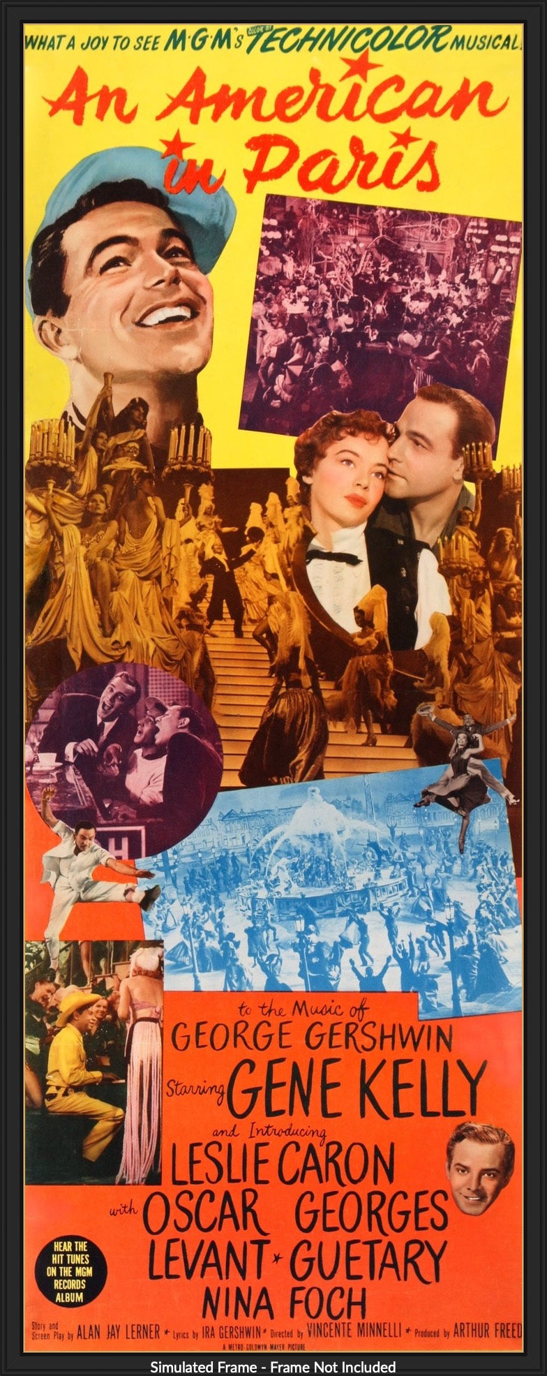 An American in Paris (1951) original movie poster for sale at Original Film Art - Vintage Movie Posters