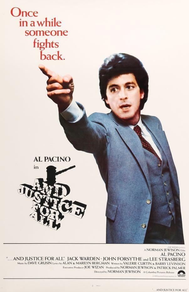 And Justice For All (1979) original movie poster for sale at Original Film Art - Vintage Movie Posters