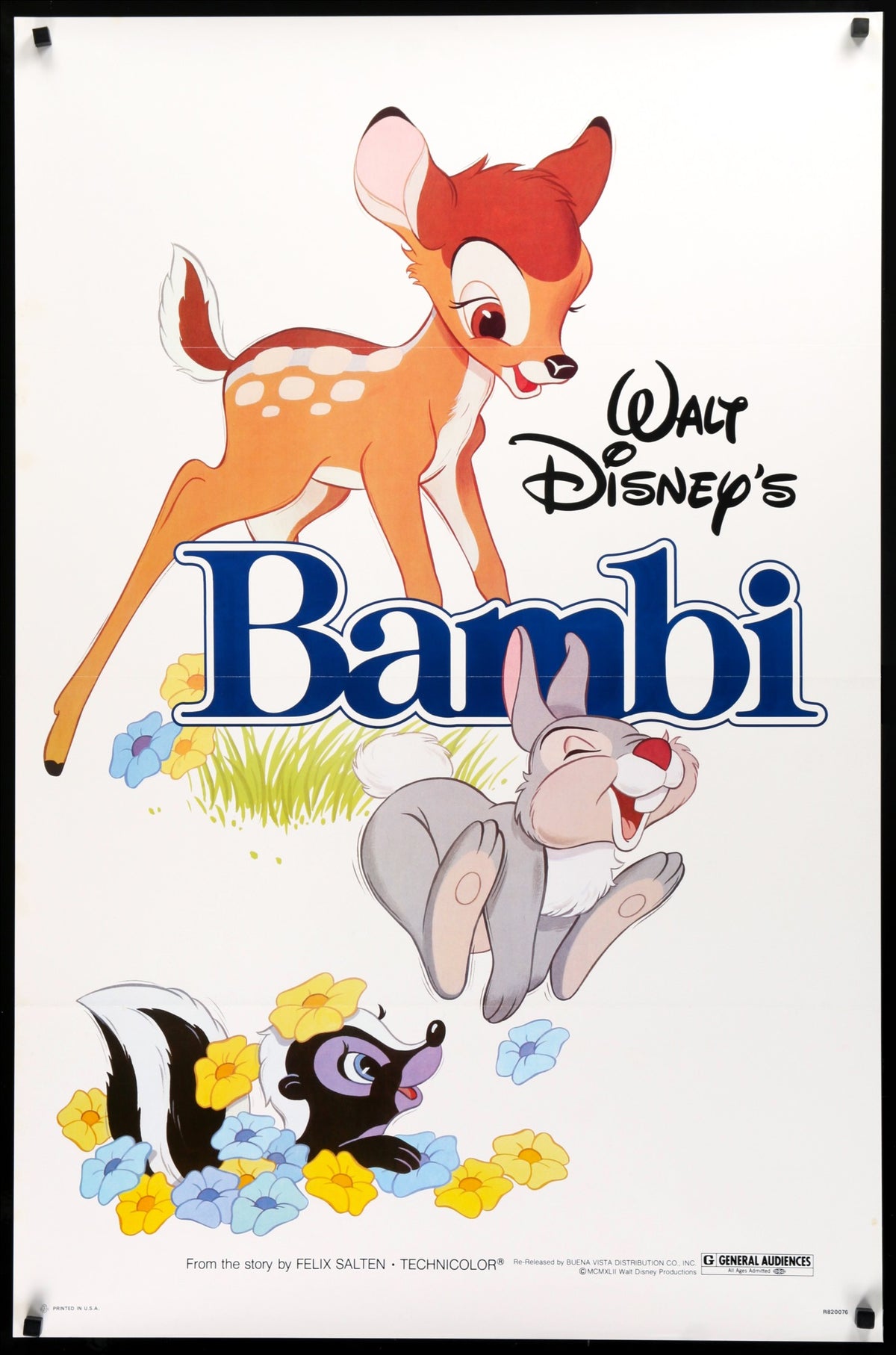 Bambi (1942) original movie poster for sale at Original Film Art