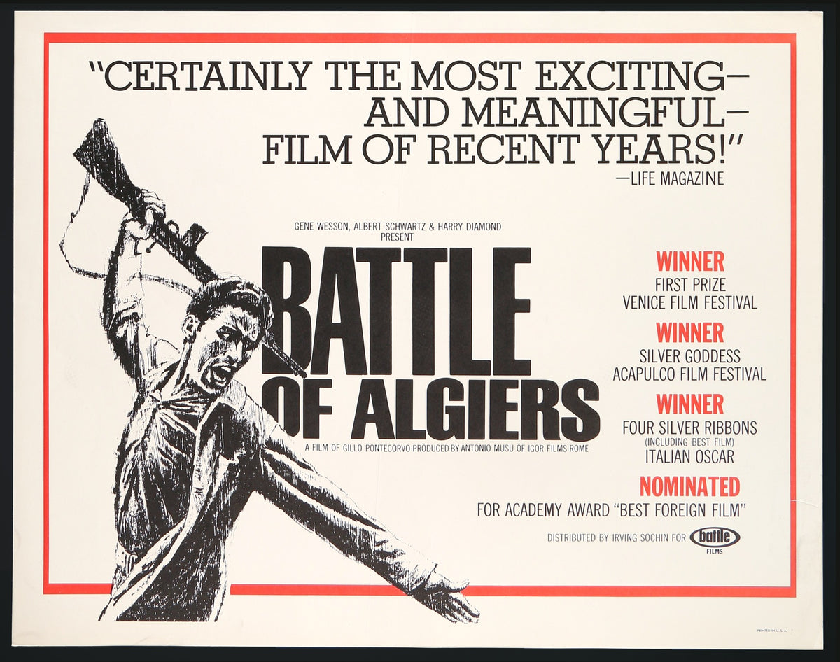 Battle of Algiers (1966) original movie poster for sale at Original Film Art