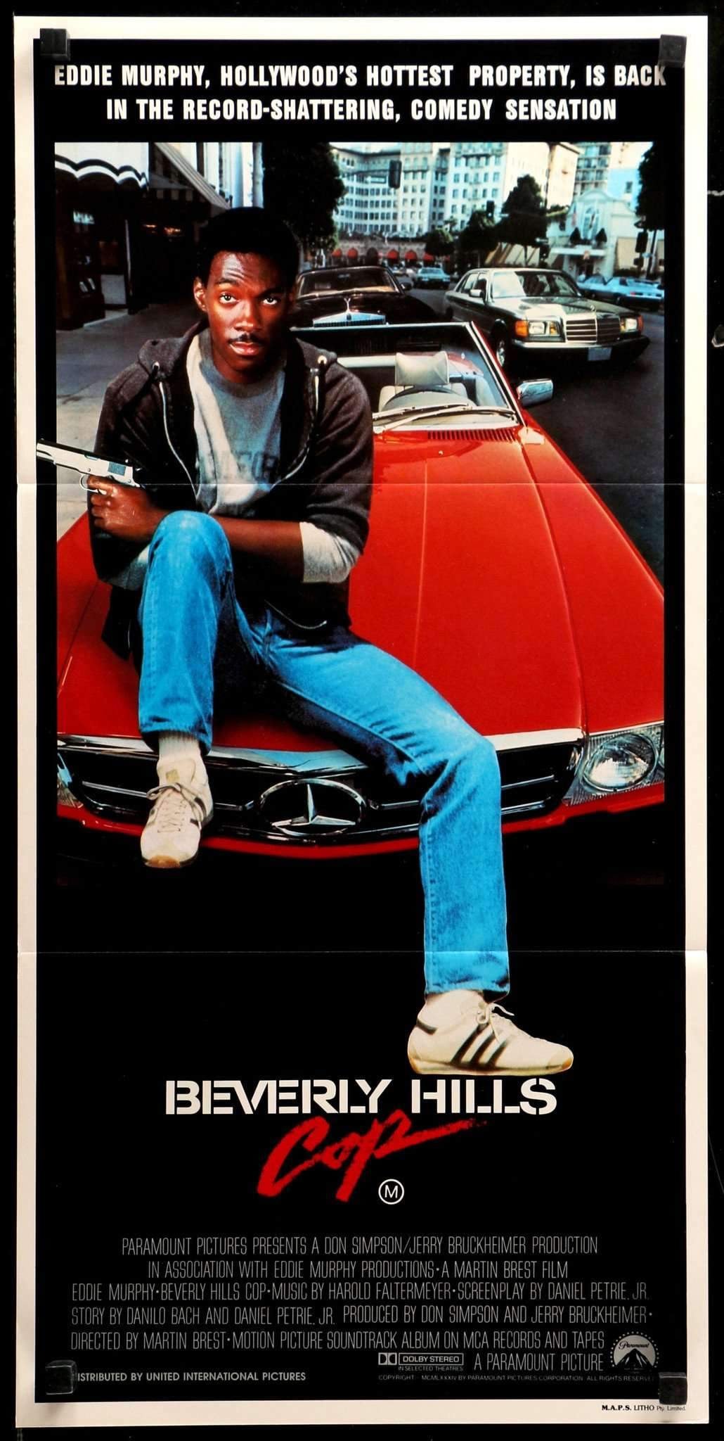 Beverly Hills Cop (1984) original movie poster for sale at Original Film Art