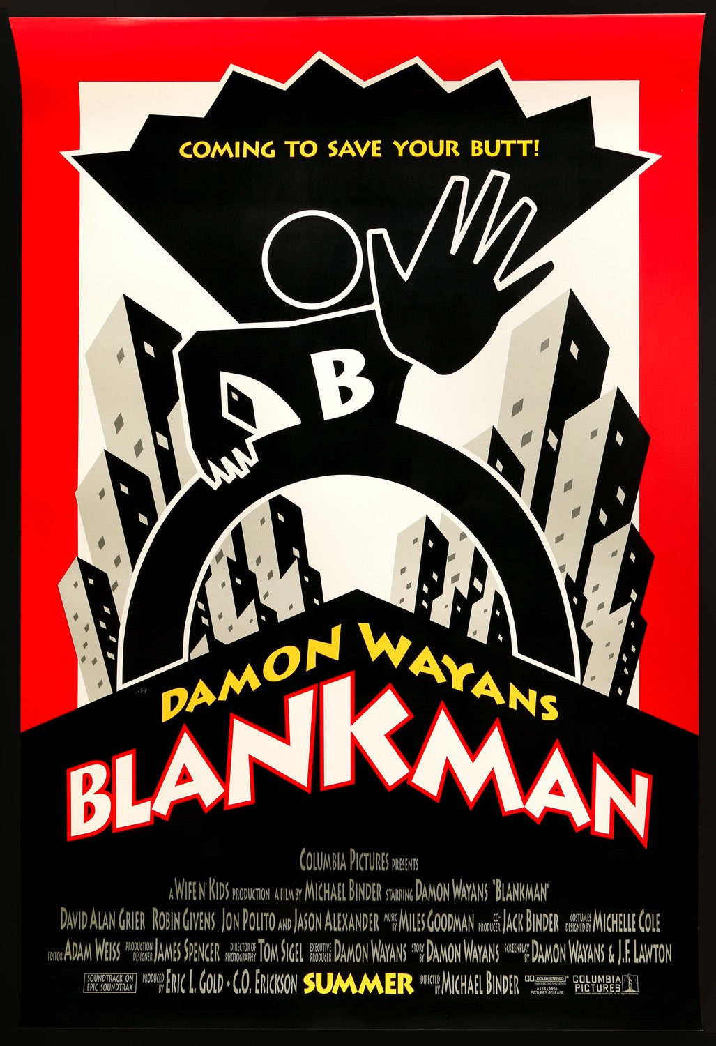 Blankman (1994) original movie poster for sale at Original Film Art