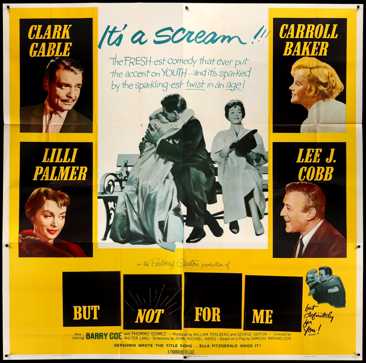 But Not For Me (1959) original movie poster for sale at Original Film Art - Vintage Movie Posters
