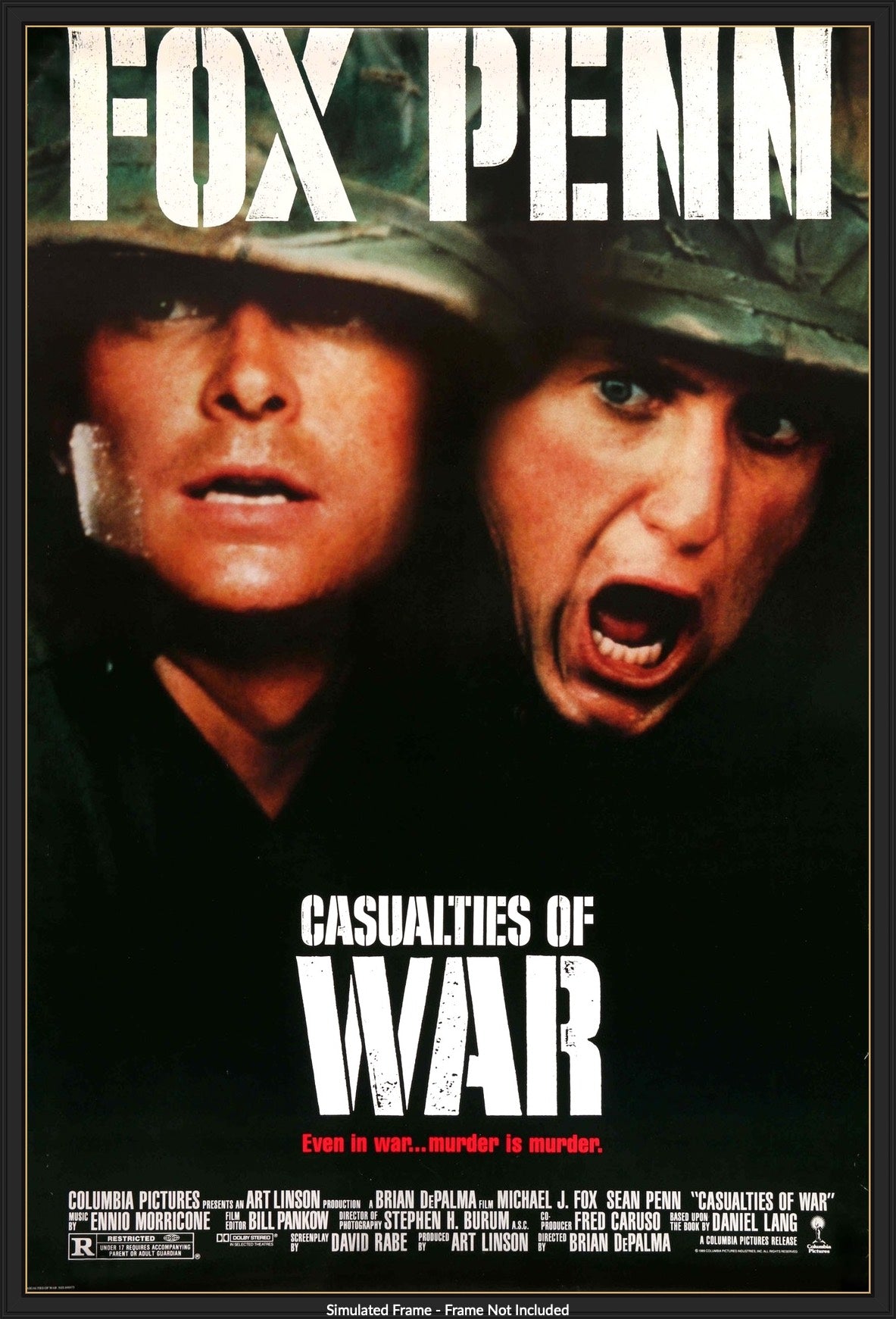 Casualties of War (1989) original movie poster for sale at Original Film Art - Vintage Movie Posters