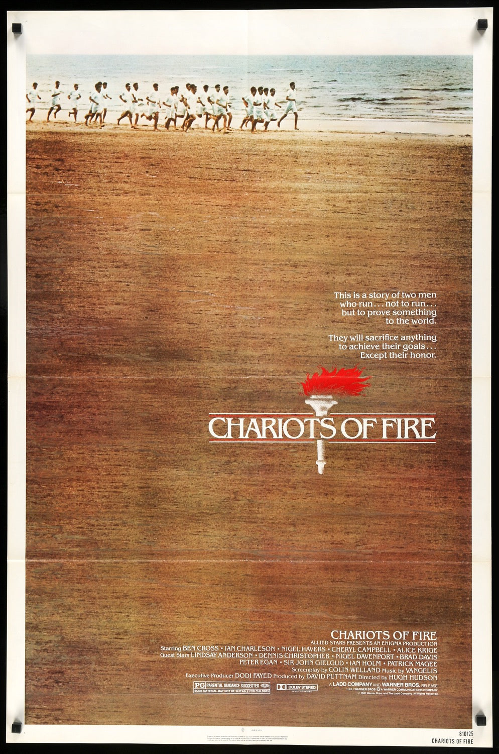 Chariots of Fire (1981) original movie poster for sale at Original Film Art