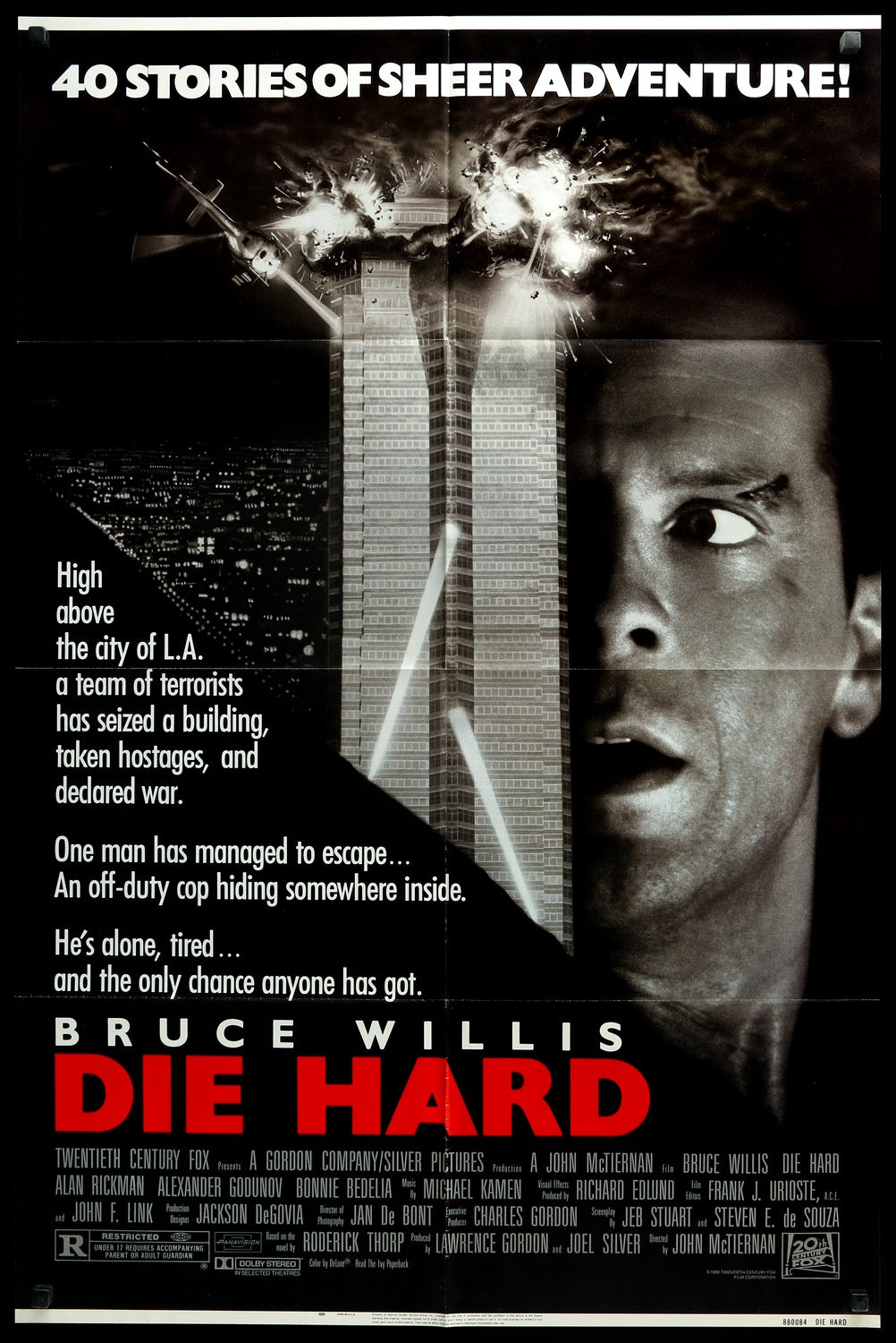 Die Hard (1988) original movie poster for sale at Original Film Art - Vintage Movie Posters