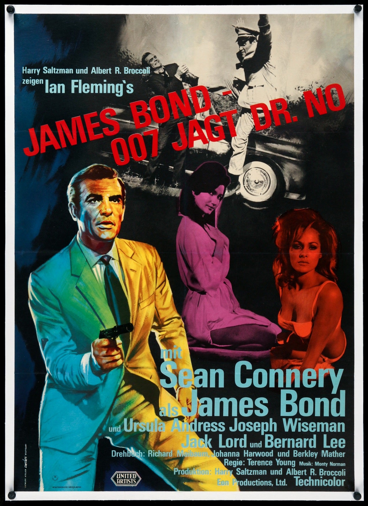 Dr. No (1962) original movie poster for sale at Original Film Art - Vintage Movie Posters