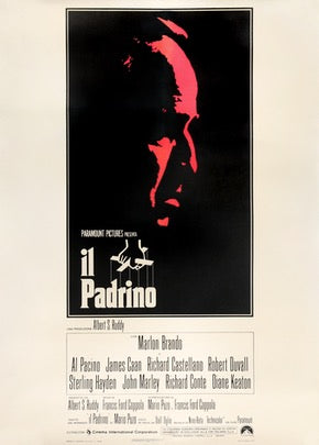 Godfather (1972) original movie poster for sale at Original Film Art - Vintage Movie Posters