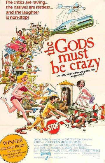 Gods Must Be Crazy (1980) original movie poster for sale at Original Film Art - Vintage Movie Posters