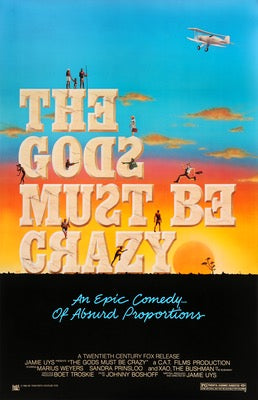 Gods Must Be Crazy (1980) original movie poster for sale at Original Film Art - Vintage Movie Posters
