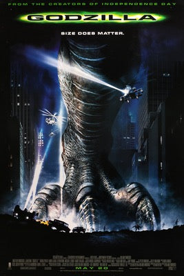 Godzilla (1998) original movie poster for sale at Original Film Art - Vintage Movie Posters