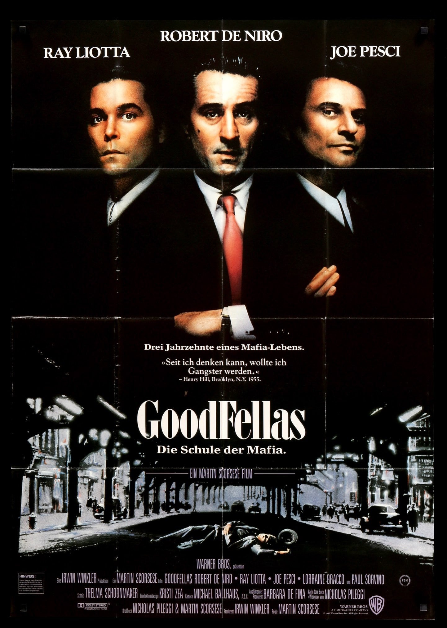 Goodfellas (1990) original movie poster for sale at Original Film Art - Vintage Movie Posters