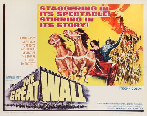 Great Wall (1962) original movie poster for sale at Original Film Art
