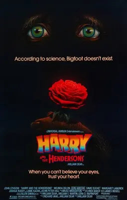 Harry and the Hendersons (1987) original movie poster for sale at Original Film Art - Vintage Movie Posters