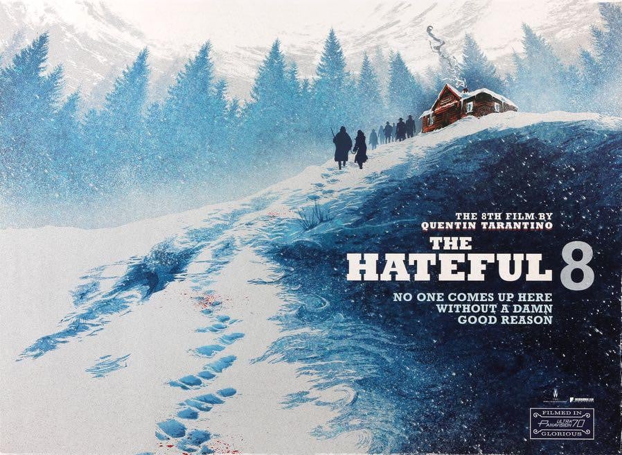 Hateful Eight (2015) original movie poster for sale at Original Film Art - Vintage Movie Posters
