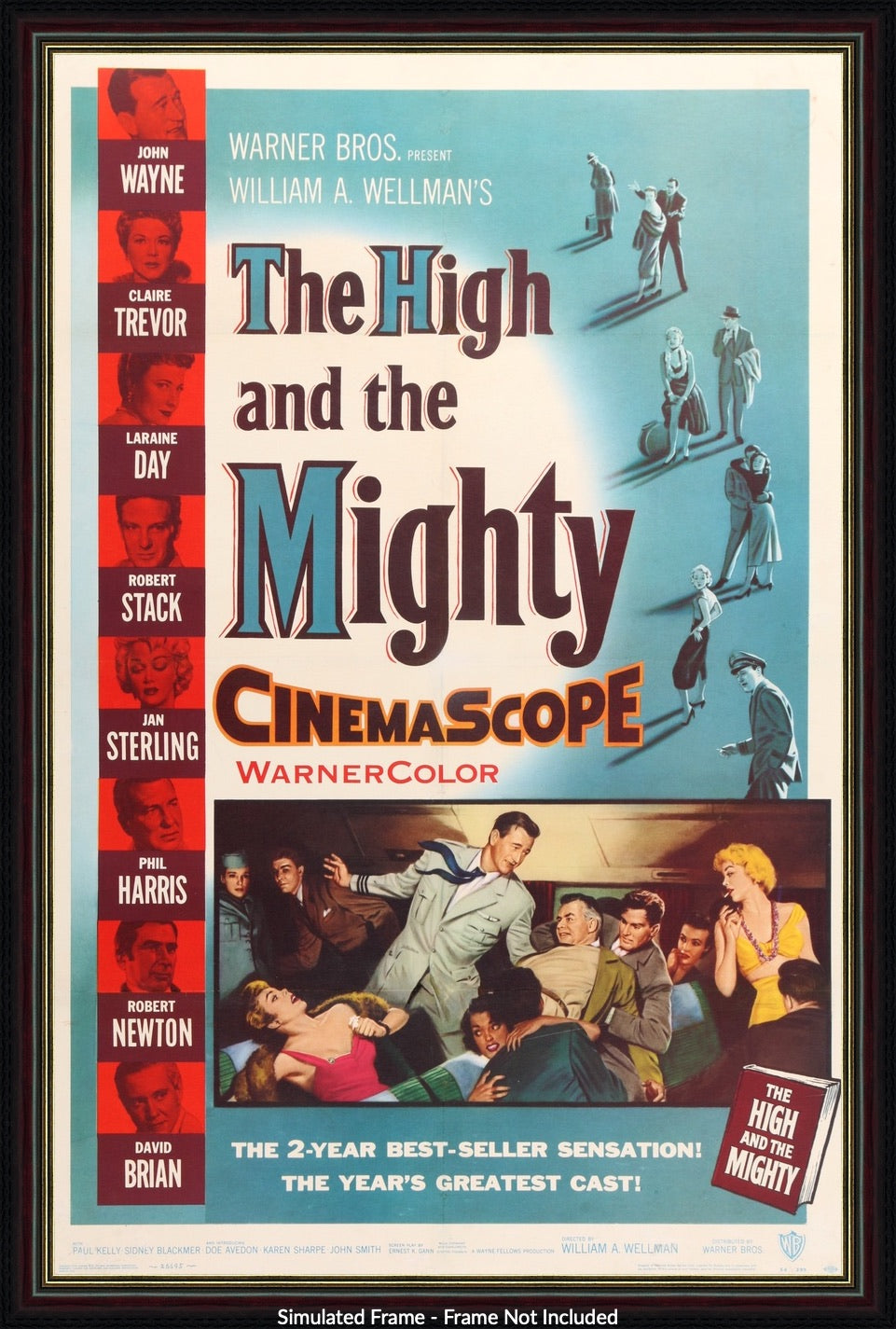 High and the Mighty (1954) original movie poster for sale at Original Film Art - Vintage Movie Posters