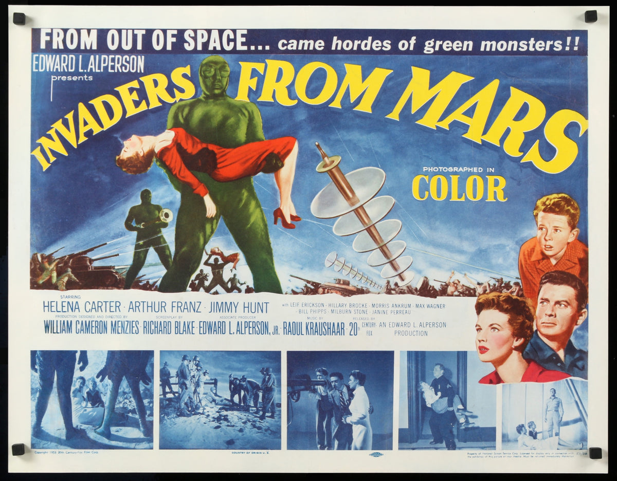 Invaders From Mars (1953) original movie poster for sale at Original Film Art