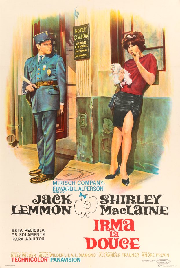 Irma La Douce (1963) original movie poster for sale at Original Film Art - Vintage Movie Posters