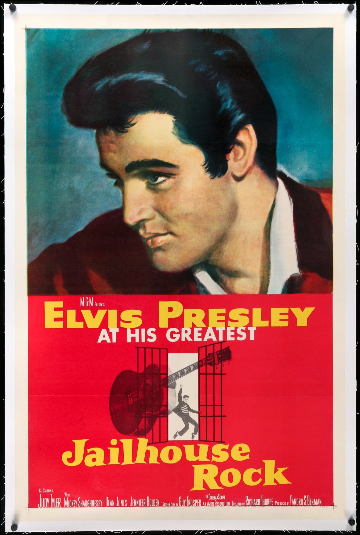 Jailhouse Rock (1957) original movie poster for sale at Original Film Art - Vintage Movie Posters