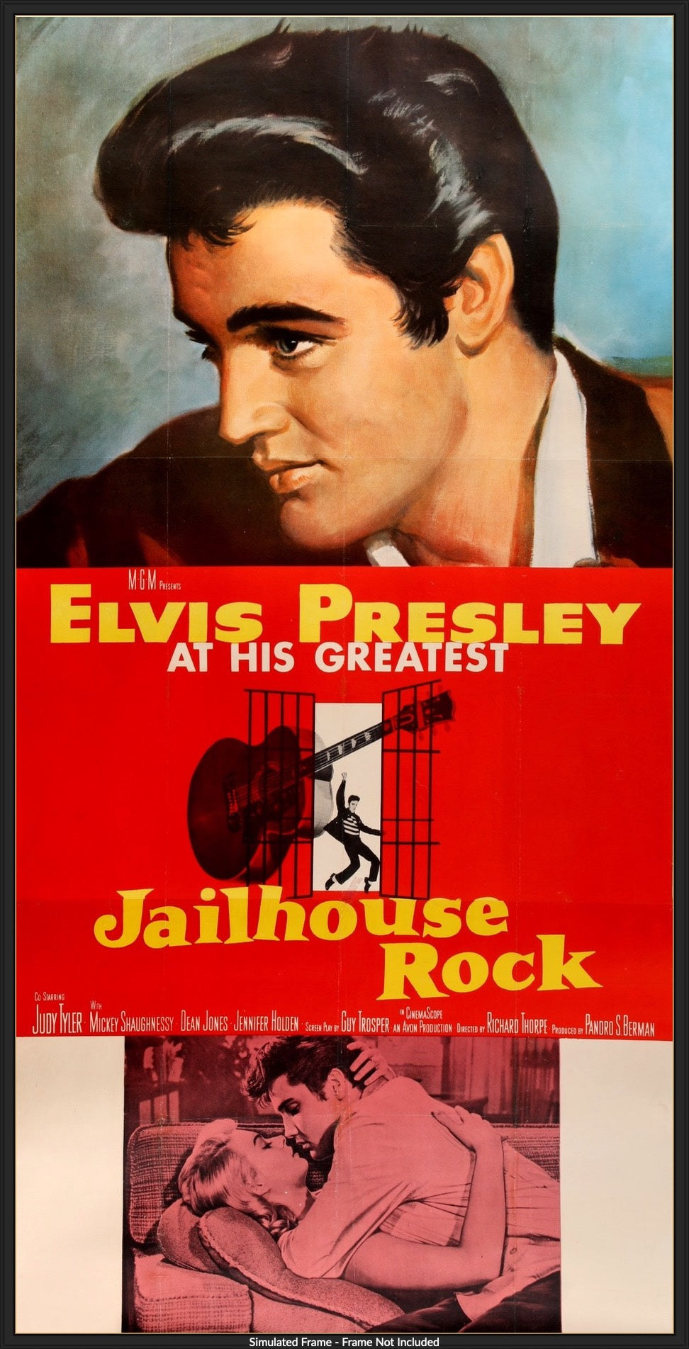 Jailhouse Rock (1957) original movie poster for sale at Original Film Art - Vintage Movie Posters