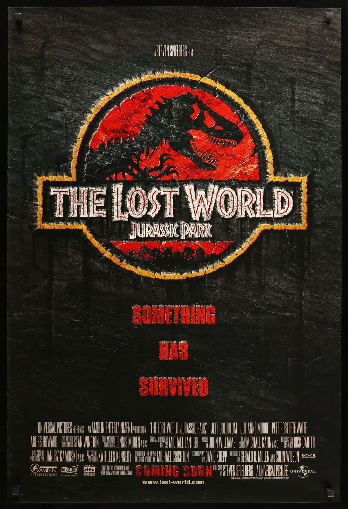 Lost World: Jurassic Park 2 (1997) original movie poster for sale at Original Film Art