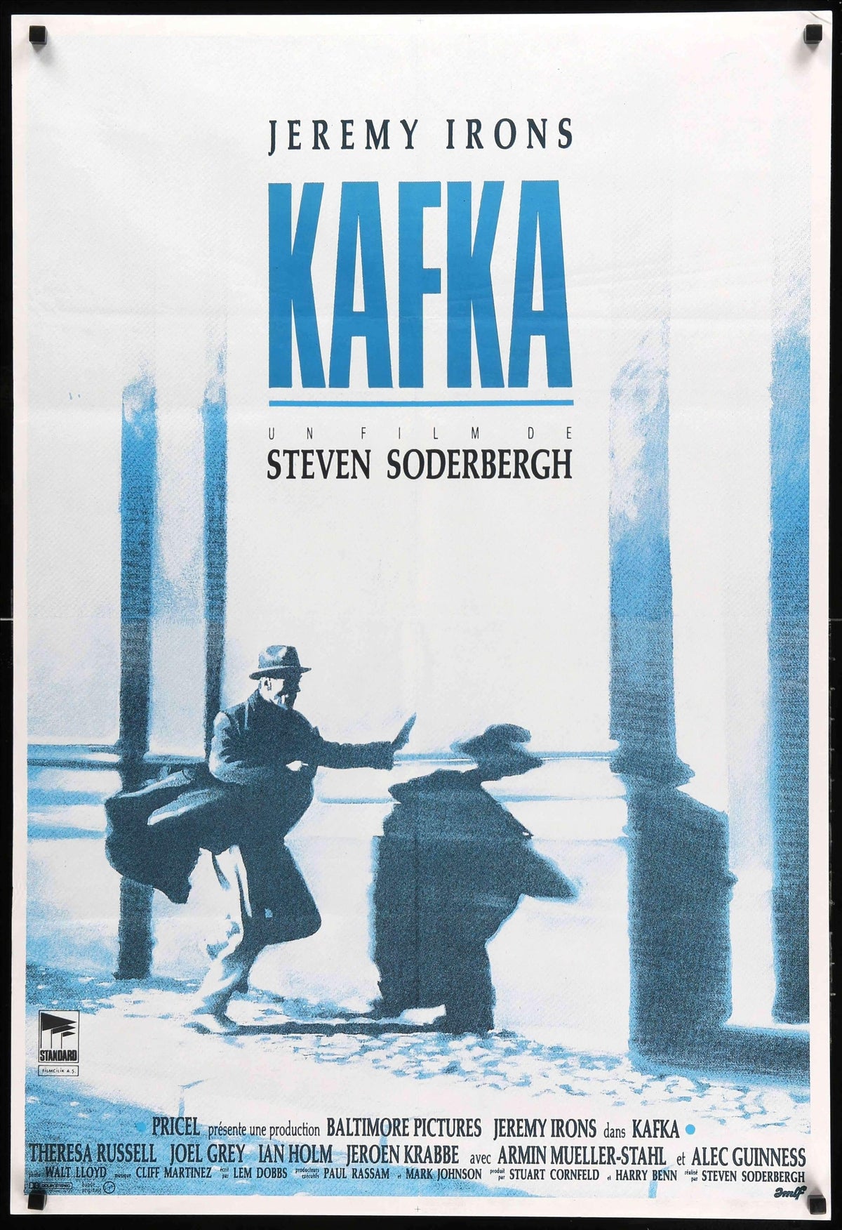 Kafka (1991) original movie poster for sale at Original Film Art - Vintage Movie Posters