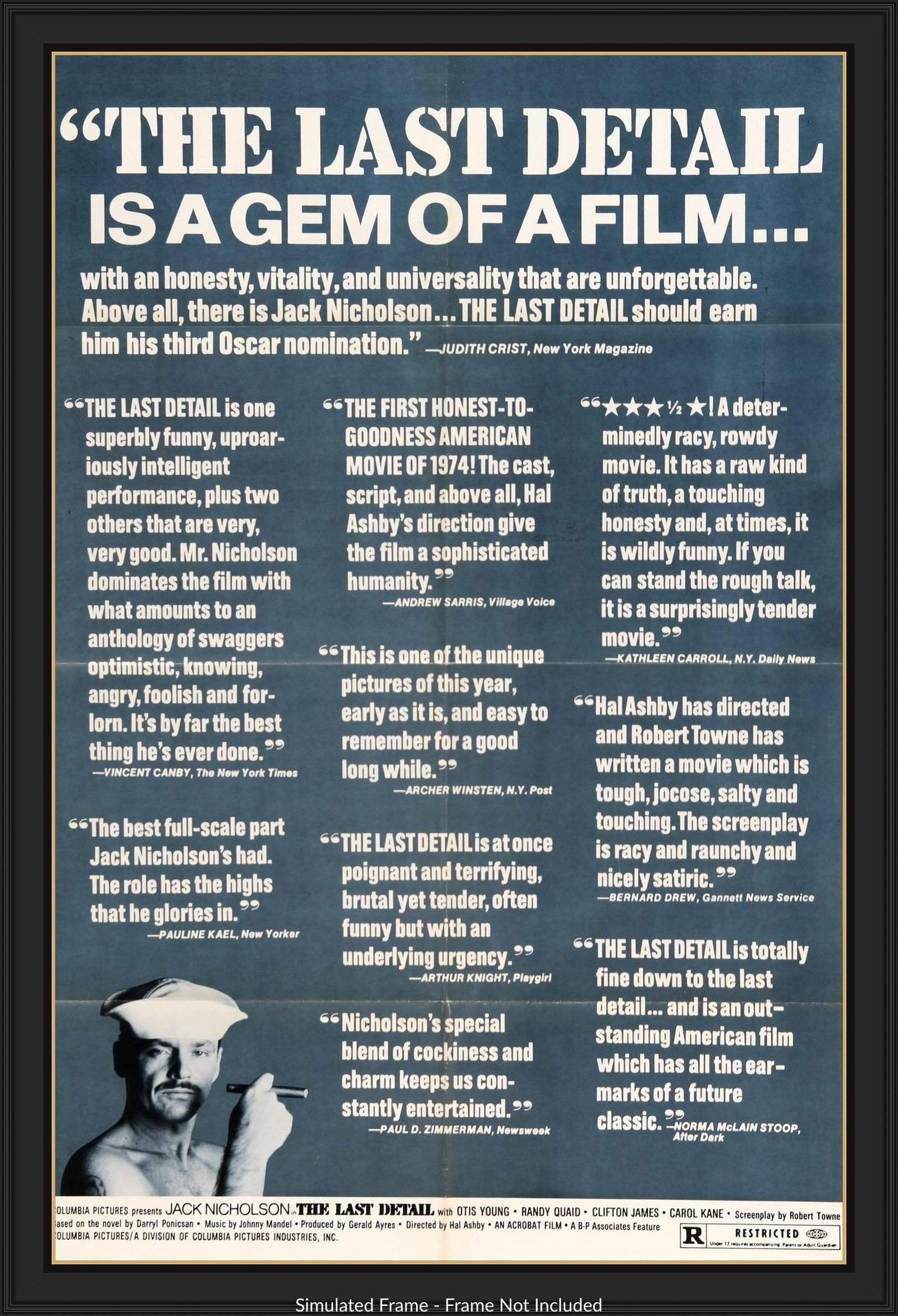 Last Detail (1973) original movie poster for sale at Original Film Art - Vintage Movie Posters