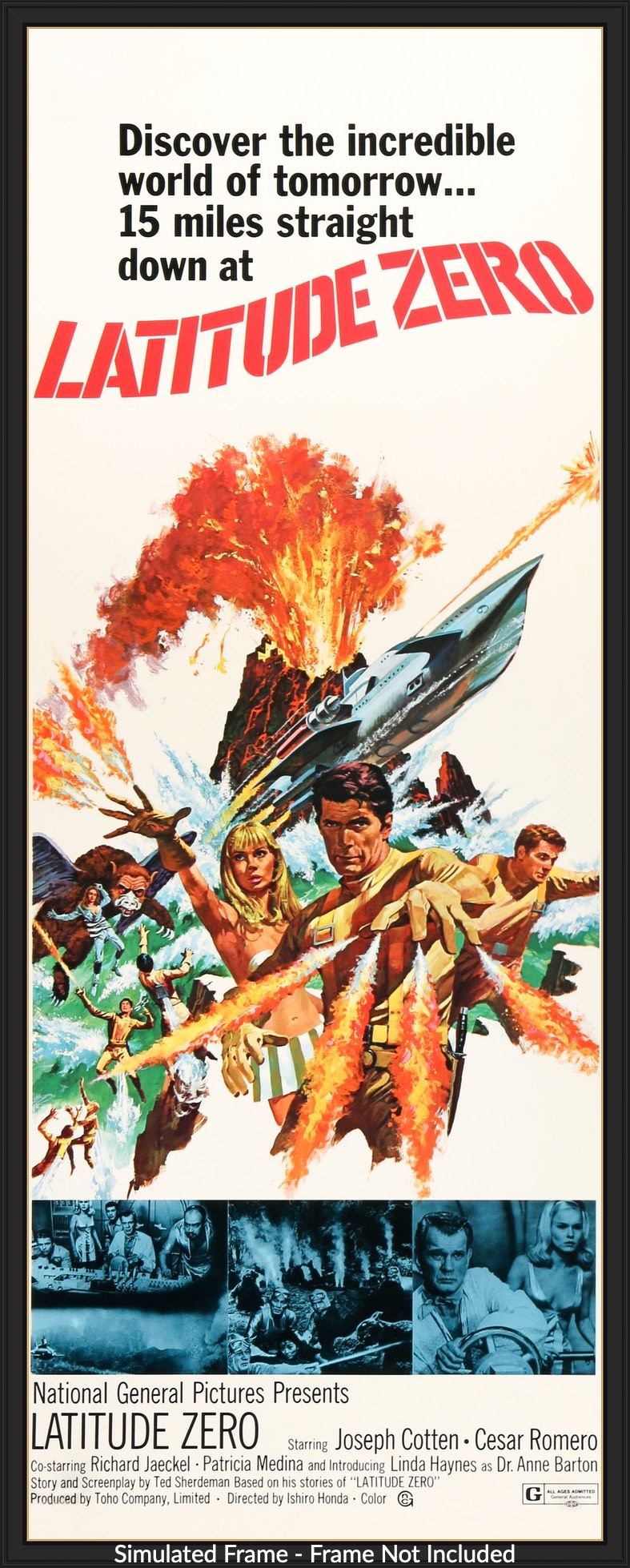 Latitude Zero (1969) original movie poster for sale at Original Film Art - Vintage Movie Posters