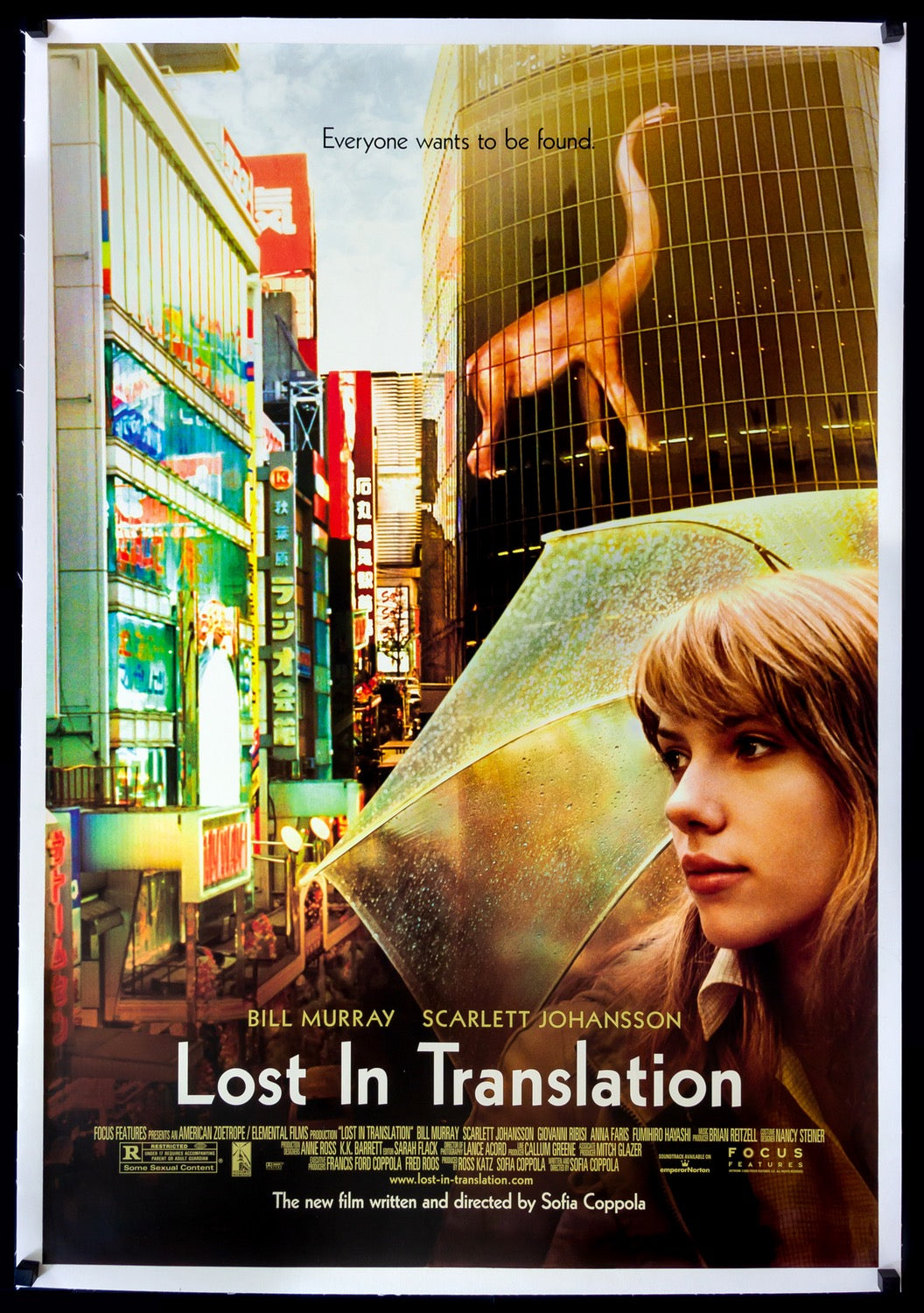 Lost in Translation (2003) original movie poster for sale at Original Film Art - Vintage Movie Posters