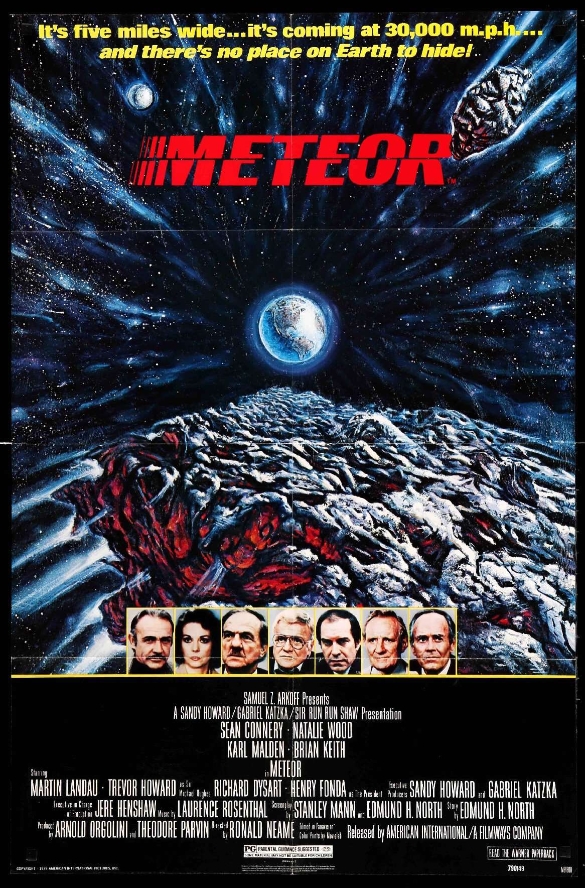 Meteor (1979) original movie poster for sale at Original Film Art - Vintage Movie Posters