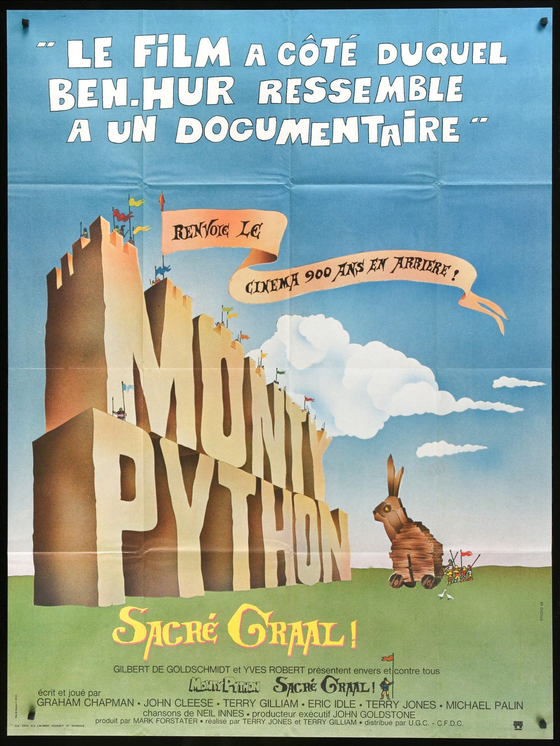 Monty Python and the Holy Grail (1975) original movie poster for sale at Original Film Art - Vintage Movie Posters