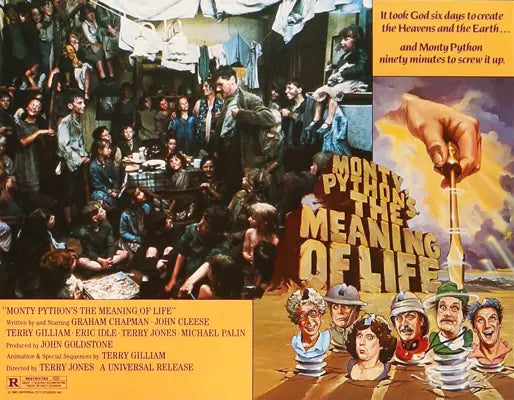 Monty Python's The Meaning of Life (1983) original movie poster for sale at Original Film Art - Vintage Movie Posters