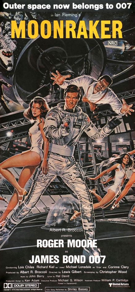 Moonraker (1979) original movie poster for sale at Original Film Art - Vintage Movie Posters