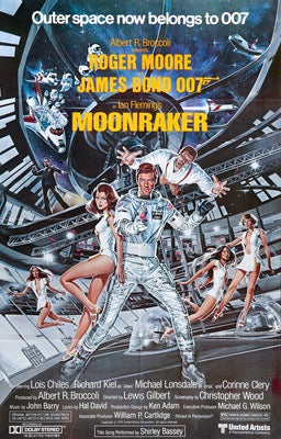 Moonraker (1979) original movie poster for sale at Original Film Art - Vintage Movie Posters