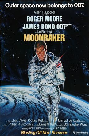 Moonraker (1979) original movie poster for sale at Original Film Art - Vintage Movie Posters