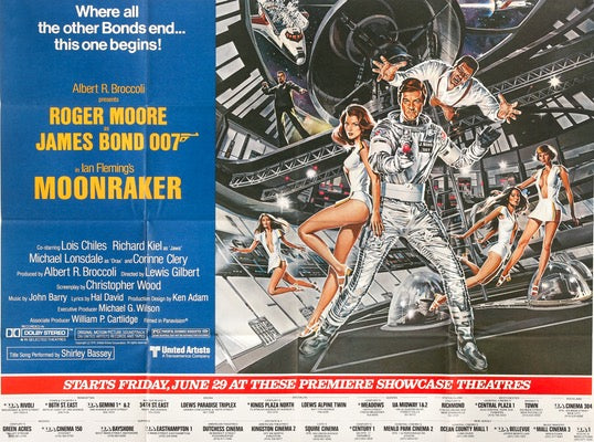 Moonraker (1979) original movie poster for sale at Original Film Art - Vintage Movie Posters