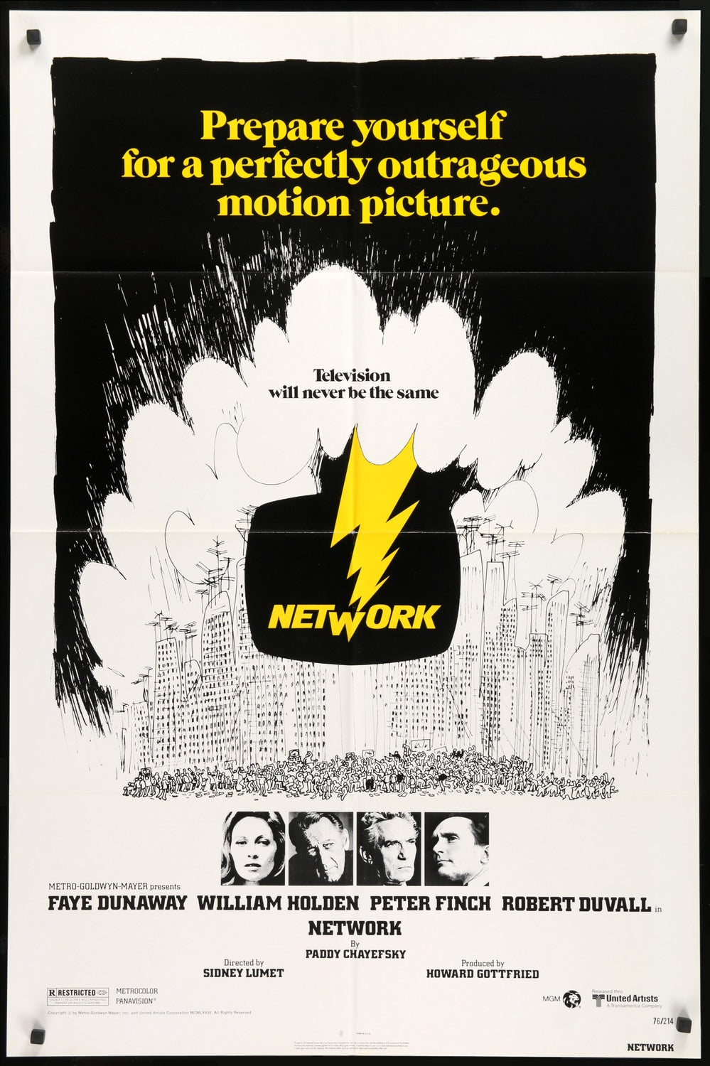 Network (1976) original movie poster for sale at Original Film Art - Vintage Movie Posters