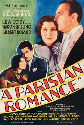 Parisian Romance (1932) original movie poster for sale at Original Film Art
